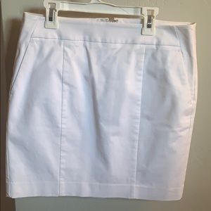 Ann Taylor White Madison skirt